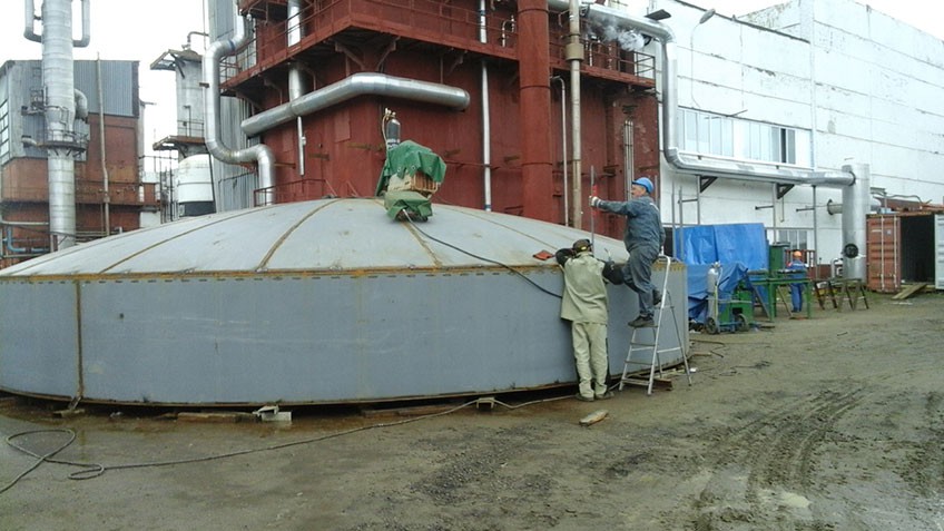 Procurement and installation of a cryogenic vessel for Cryogenmash